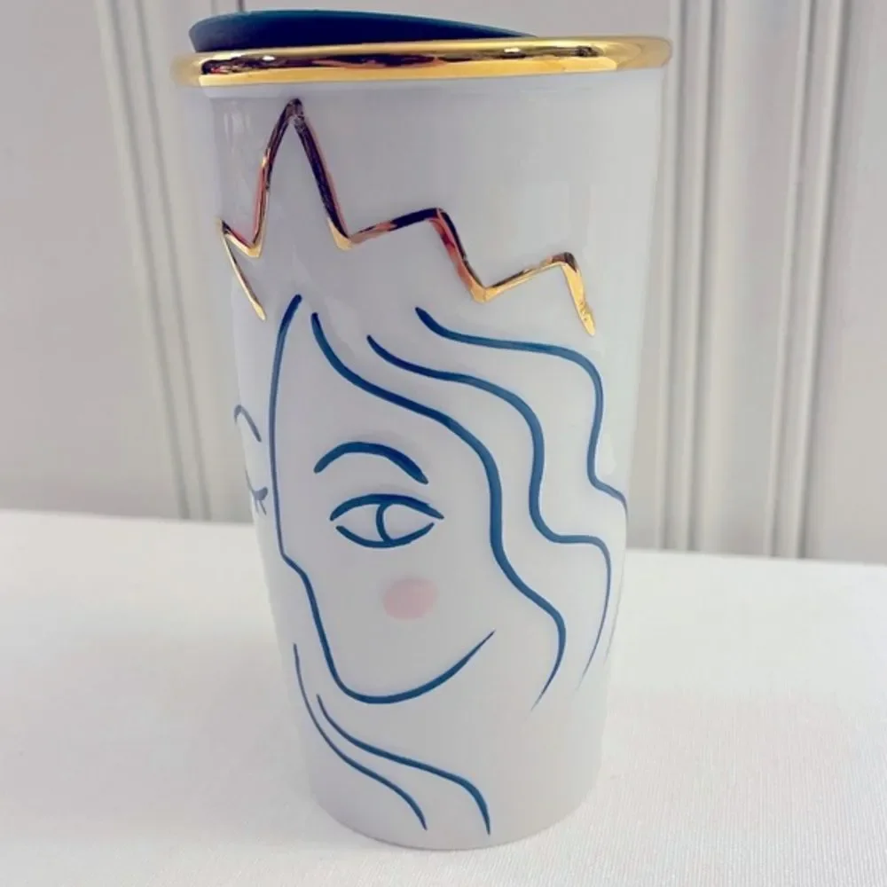 Starbucks 10 FL‎ OZ Ceramic Coffee Cup with Lid